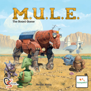 MULE board game - front