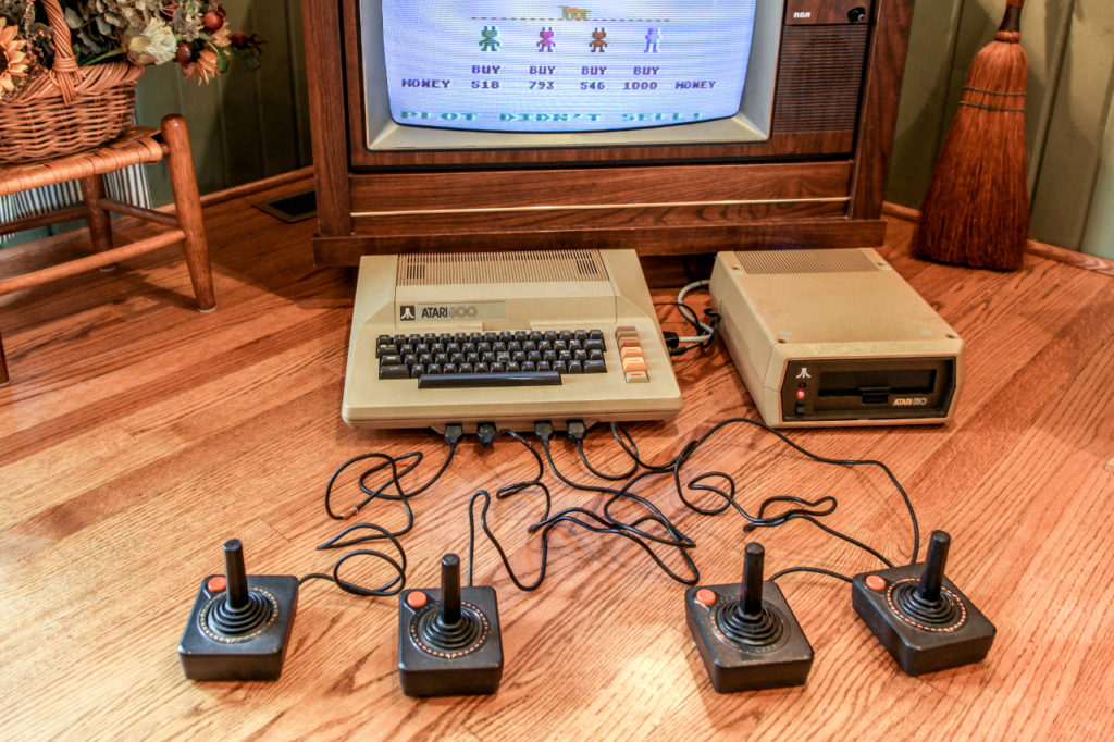 M.U.L.E. on an Atari 800 with 810 Floppy Drive - image from PCWorld